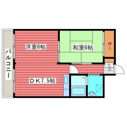 メゾンラックスの物件間取画像